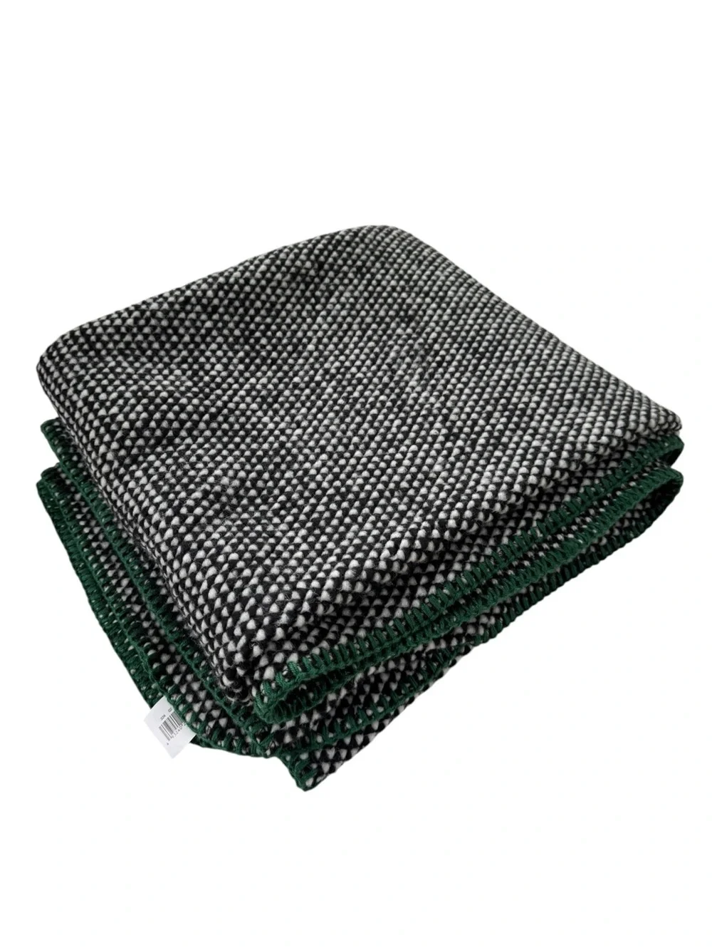 NEW Hearth & Hand with Magnolia Black Woven Stitched Edge Throw Blanket 50 x 60